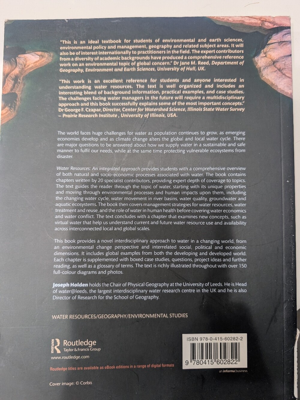 Water Resources Textbook Joseph Holden - Picture 2 of 3